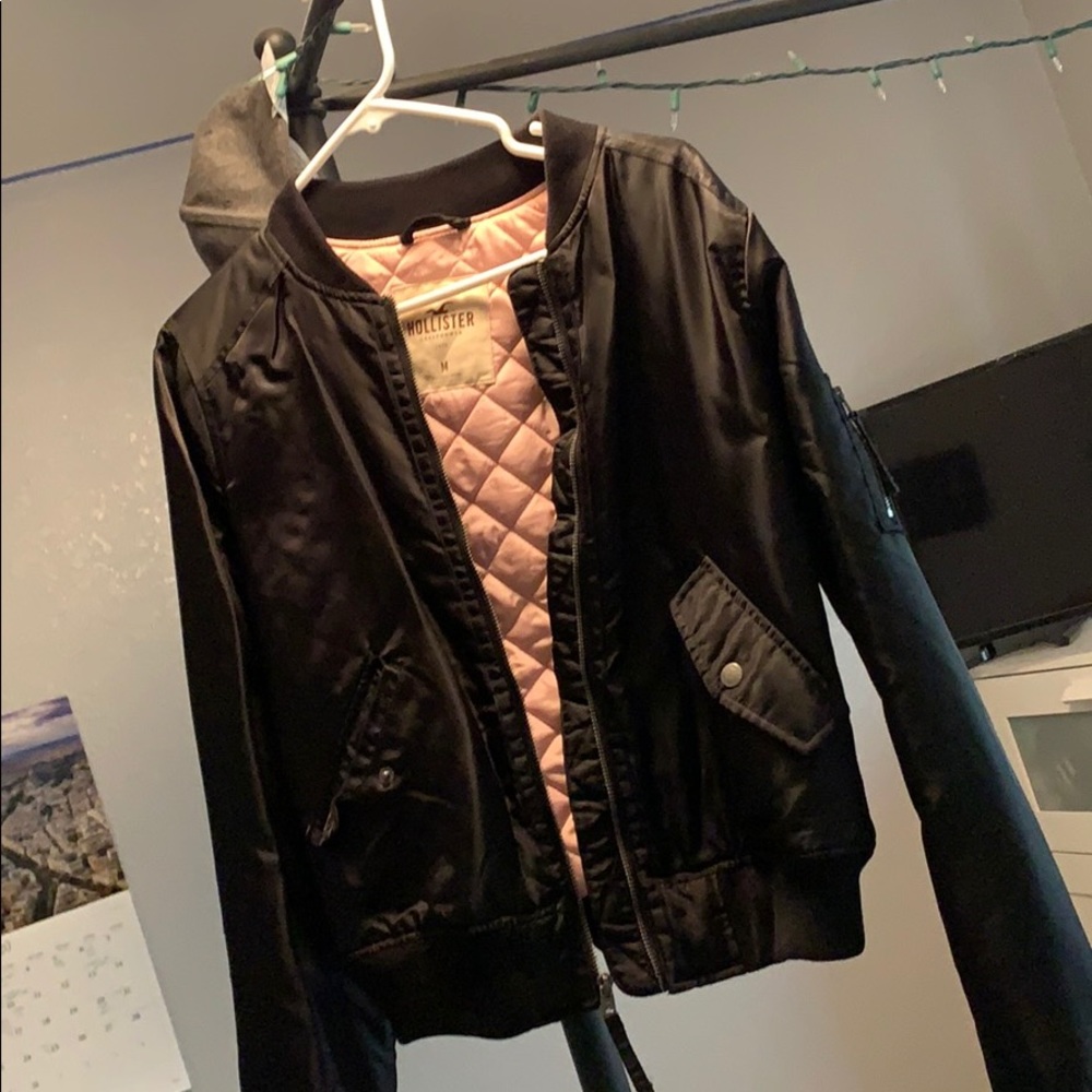 Black Bomber Jacket